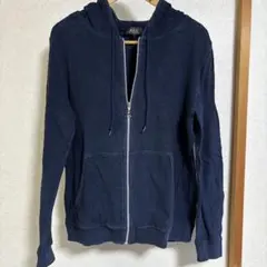 【値下げ】A.P.C. ネイビー フルジップパーカー S