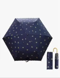 日傘 折りたたみ傘 超軽量 UVカット 完全遮光 遮熱 フリル 晴雨兼用 超撥水