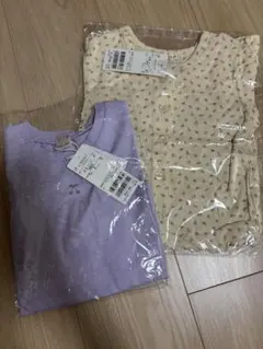 プティマインラベンダーTシャツ リセマインタンクトップ 半袖カーディガンセット