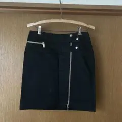 MICHAEL KORS ブラック ジッパースカート サイズ2 イタリア製