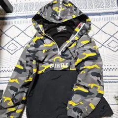 BURTLE 限定色カモフラ柄オールシーズンナイロンパーカーLサイズ！