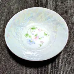 花柄の多色グラデーションボウル