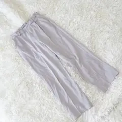 《ナノユニバース》 (F) タックワイドパンツ オフィスカジュアル シンプル