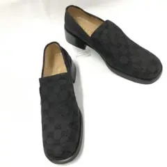 6053 GUCCI GGキャンバス ローファー