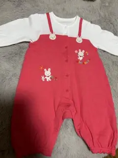 ミキハウス　ロンパース　80