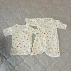 ミキハウス　ベビー肌着2枚セット