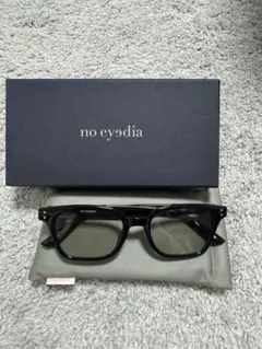 no eyedia ブラック メガネ ケース付き