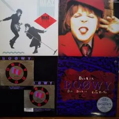 BOØWY LPレコード 3枚・EPレコード1枚 シール付