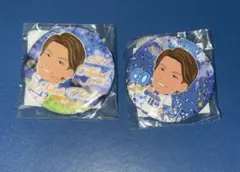 ベイスターズ　知野直人　缶バッジ　2個まとめ売り　ガチャガチャ