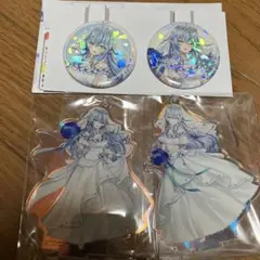 一番くじ ホロライブ アクリルスタンド 缶バッジ雪花ラミィ セット