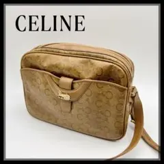希少 CELINE ショルダーバッグ ビィンテージ 馬車金具 チャーム マカダム