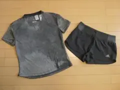 上下２枚【Ｓ】レディース アディダス Ｔシャツ ランニングウェア パンツ