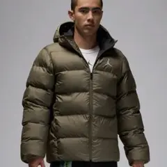 新品未使用 M ジョーダン JORDAN ダウン ジャケット カーキ色 オリーブ