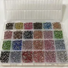 デコパーツ 24色 ラインストーン 24000粒