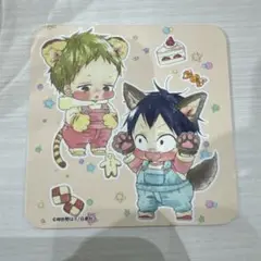 学園ベビーシッターズ 学ベビ　カフェ　コースター　虎太郎& 鷹