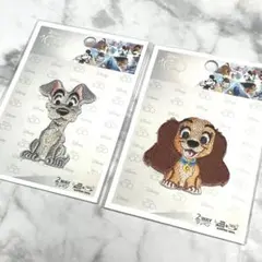 【Disney100限定商品】わんわん物語　2wayワッペン　2個セット