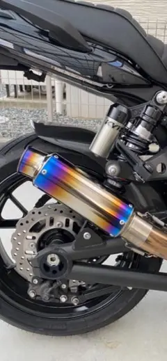 美品!希少の外径Φ83!チタン製 焼入り GP サイレンサー 差込口60.5