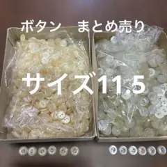 2つ穴ボタン 大量セット