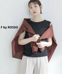 『UR TECH ひやサラクール』F by ROSSO　リブタンクトップ