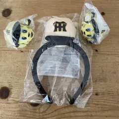 FwT＊阪神タイガース＊カチューシャ＊ぬいぐるみパッチンバンド＊3点セット