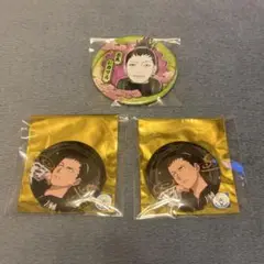 NARUTO 奈良シカマル　缶バッジ　3点セット