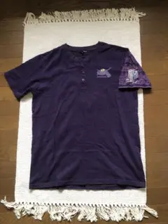 Lotto Bushidou ボタン付き紫TシャツＬサイズ