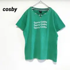 コスビー　cosby Tシャツ　カットソー　半袖　グリーン　緑　L