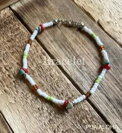 〜❇︎Bracelet Turquoise & Coral ❇︎〜ハワイアン