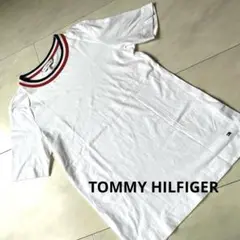 TOMMY HILFIGER トリコロール襟 Tシャツ XS