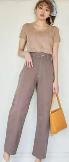 GRL ストレートツイルデニムパンツ М【fo1232】