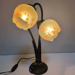◎ HOYA ホーヤ クリスタルライト ブロンズランプ ピンク×オレンジ HOYA クリスタルライト 花あかり ランプ - メルカリ