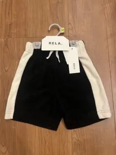 新品 しまむら RELA. タオル生地 ハーフパンツ100cm