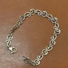 フレンチヴィンテージ シルバーブレスレット フランス 渦