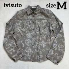 ivisuto イヴィスト　総柄シャツジャケット