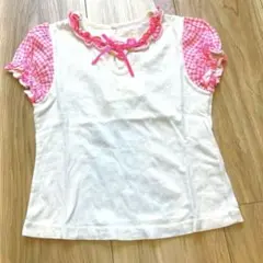 値下げ中　メゾピアノ　mezzo piano トップス　　100 タグに記名あり