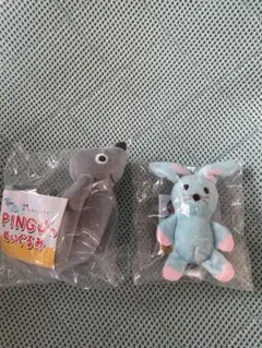 ピングーガチャ カプセルトイ ロビ うさぎのぬいぐるみ ピングーぬいぐるみガチャ