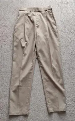 無印良品　再生ポリエステルテーパードパンツ　未使用