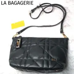 美品　LABAGAGERIE ラバガジェリー　羊革　シープキルティング　バッグ