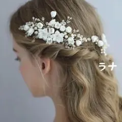 37番 ヘアアクセサリー ヘッドドレス ウェディング ブライダル