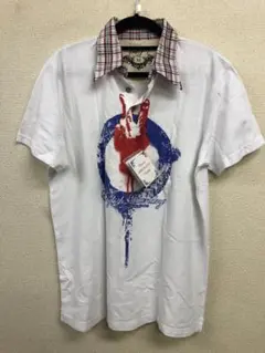 新品English Laundry イングリッシュグラフィックポロシャツ