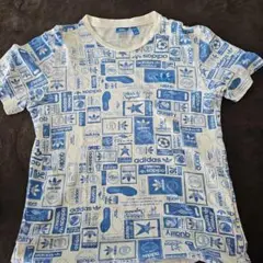 adidas ロゴプリント Tシャツ Mサイズ