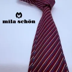 【美品】 mila schon/ミラショーン　ネクタイ　総柄