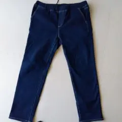 オカヤマDENIM スキニーデニム LLサイズ ダークブルー