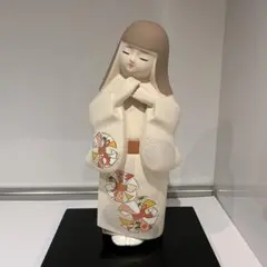 【近日処分】19,800円→12,800円伝統工芸士|松尾文夫作／博多人形『愛』 近日処分】19,800円→12,800円伝統工芸士|松尾文夫作／博多人形