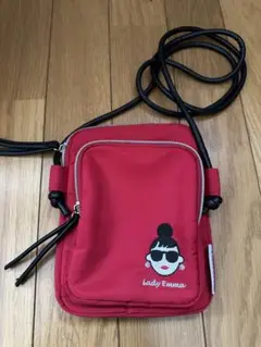 HAPPYFACE Lady Emma ショルダーバッグ レッド