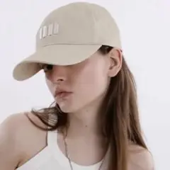 【unsually】ライトベージュcap
