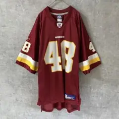 【希少】NFL REDSKINS リーボック製ゲームジャージ #48 DAVIS