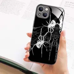スマホケース 【新入荷】 蜘蛛 韓国 スパイダー iPhone15ProMax