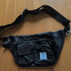 DOD ブラック ボディバッグ