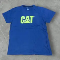 CATERPILLAR 企業ロゴ ネイビー Tシャツ Lサイズ
